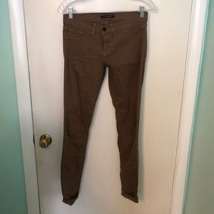 Brown skinny jeans